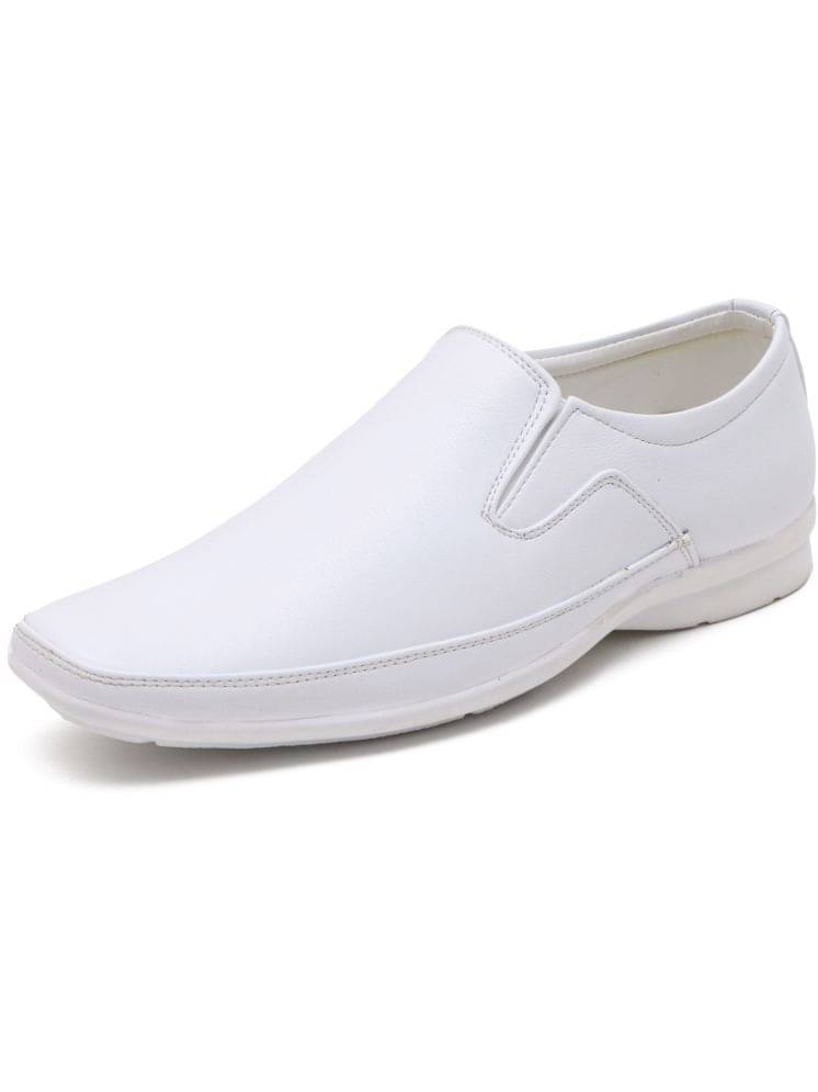    			viv White Men's Slip On Formal Shoes