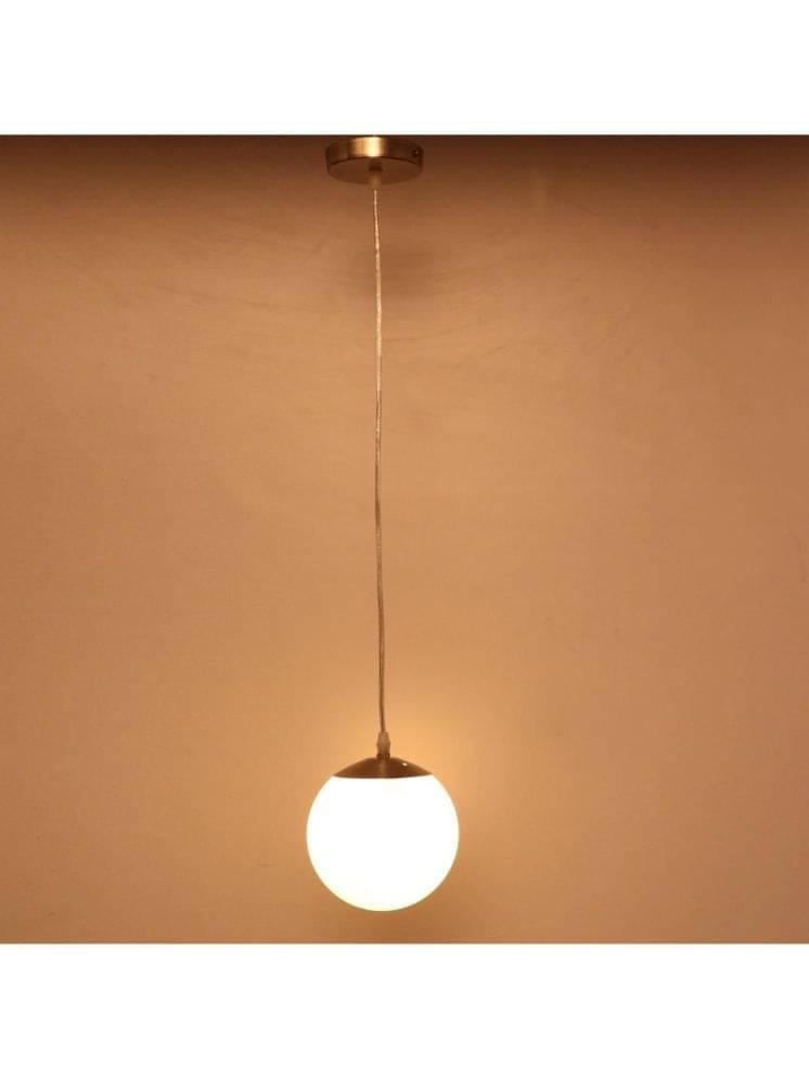     			1st Time Glass Designer Ceiling Lamp Pendant White - Pack of 1