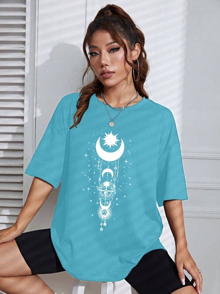 Aahwan Women's Polyester Regular Top ( Light Blue ) Aahwan Women's Polyester Regular Top ( Light Blue )