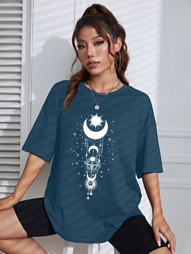 Aahwan Women's Polyester Regular Top ( Navy Blue ) Aahwan Women's Polyester Regular Top ( Navy Blue )