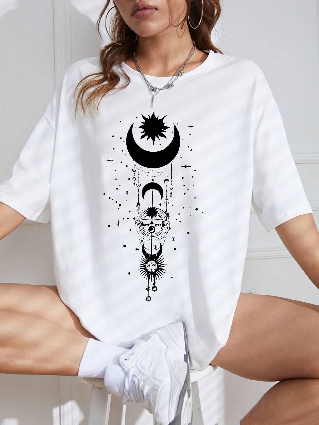     			Aahwan Women's Polyester Regular Top ( White )