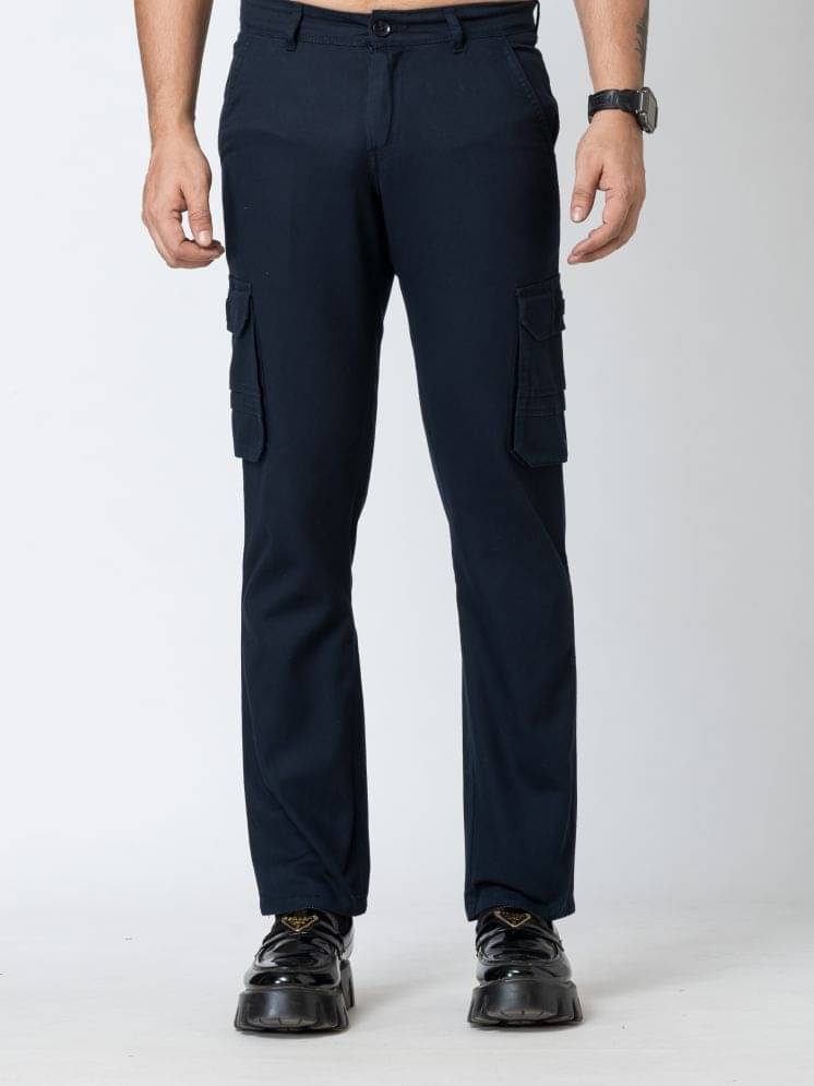     			Aflash Regular Fit Jogger Men's Jeans - Navy Blue ( Pack of 1 )