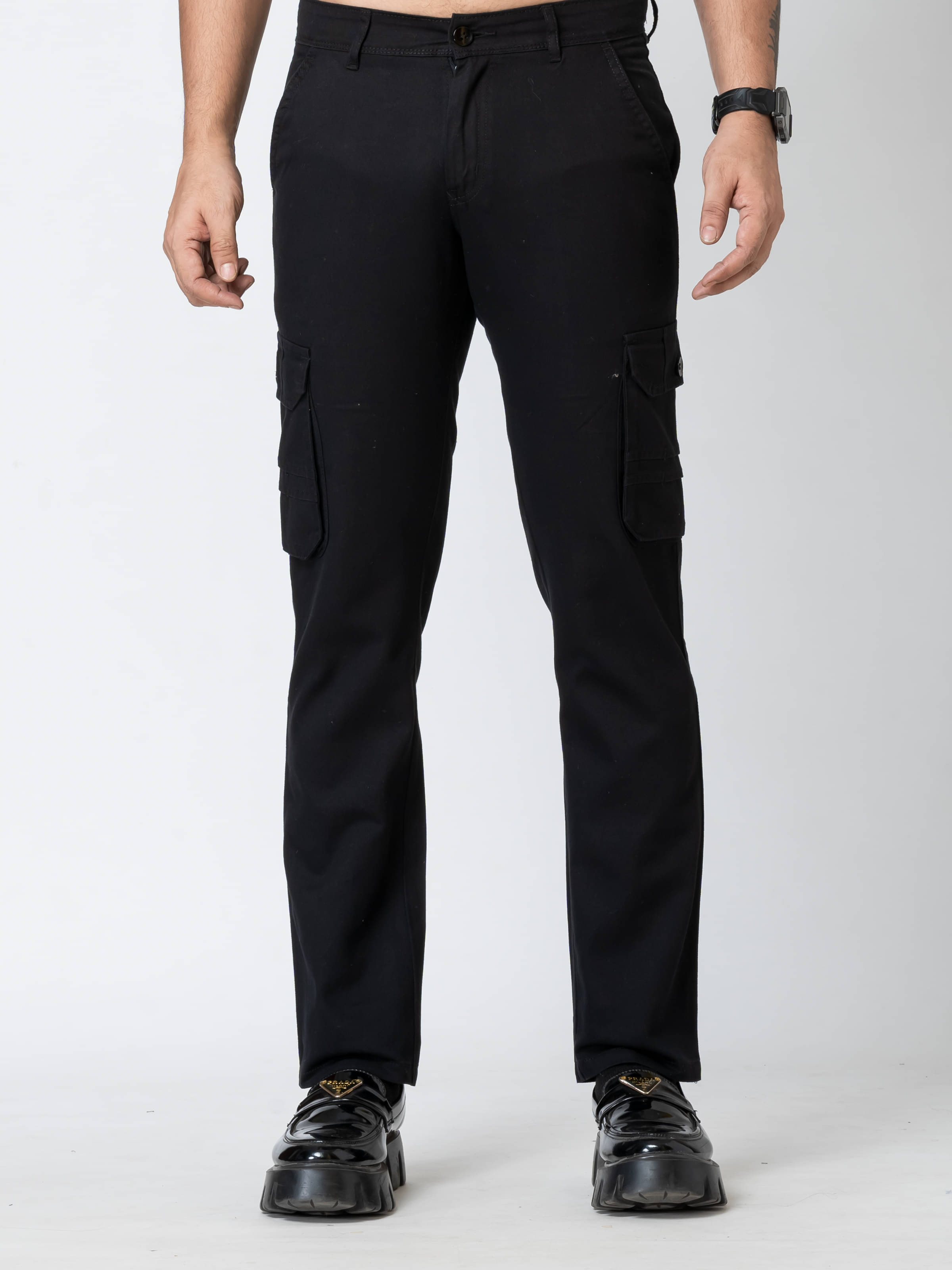 Aflash Regular Fit Jogger Men's Jeans - Black ( Pack of 1 )     			Aflash Regular Fit Jogger Men's Jeans - Black ( Pack of 1 )