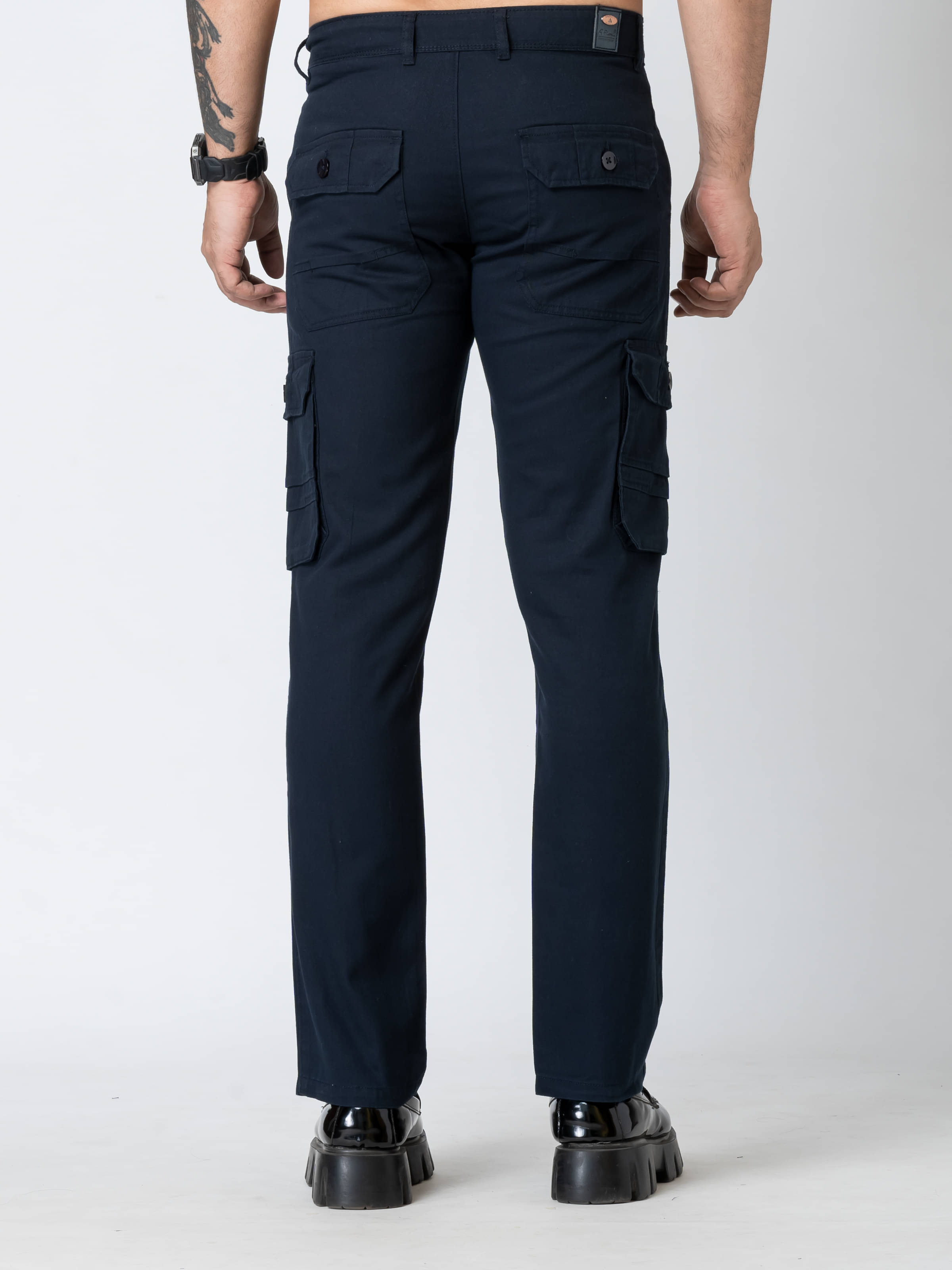 Aflash Regular Fit Jogger Men's Jeans - Navy Blue ( Pack of 1 ) Aflash Regular Fit Jogger Men's Jeans - Navy Blue ( Pack of 1 )
