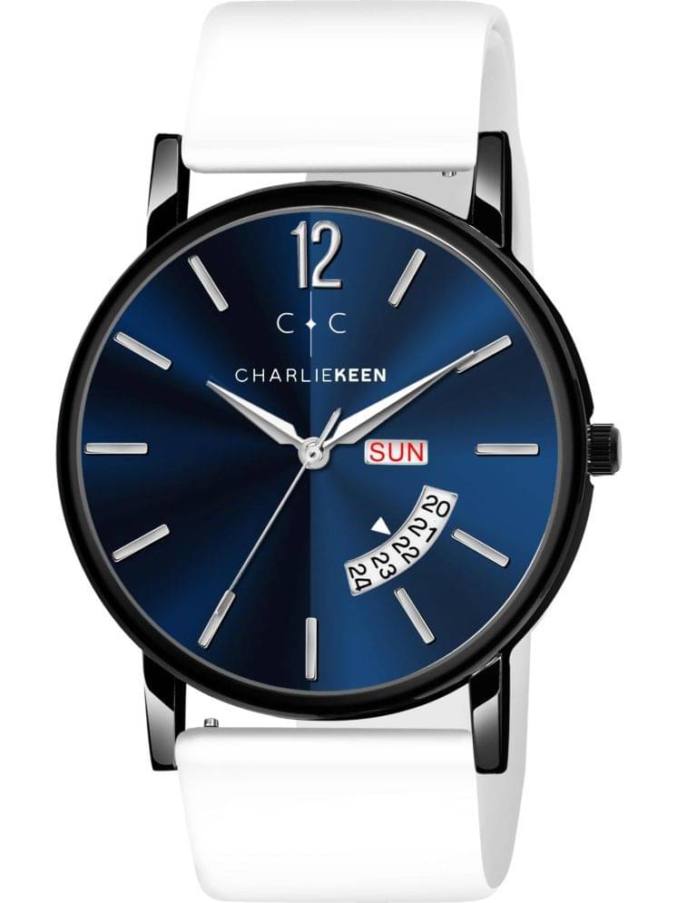     			CHARLIEKEEN White Silicon Analog Men's Watch