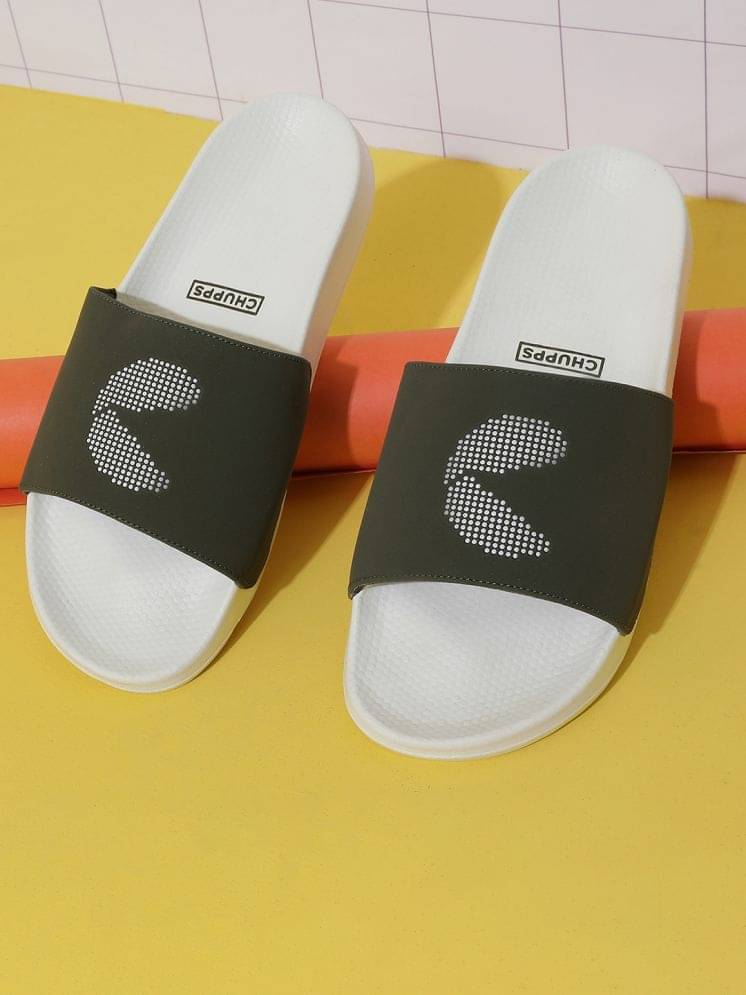     			CHUPPS Beige Men's Slide Flip Flop