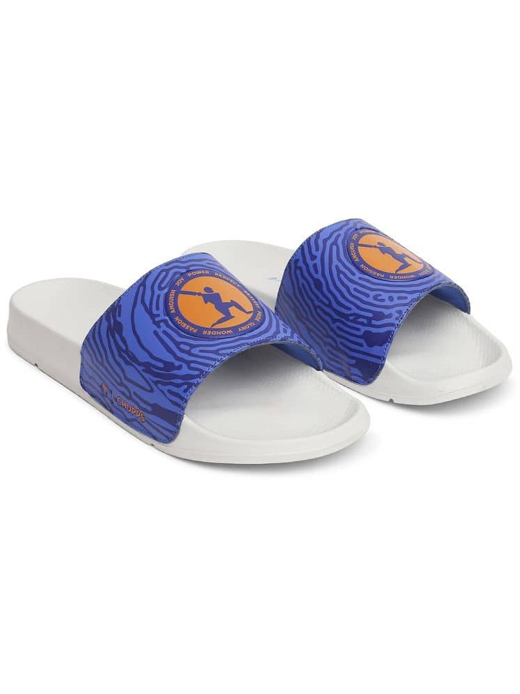CHUPPS Grey Men's Slide Flip Flop