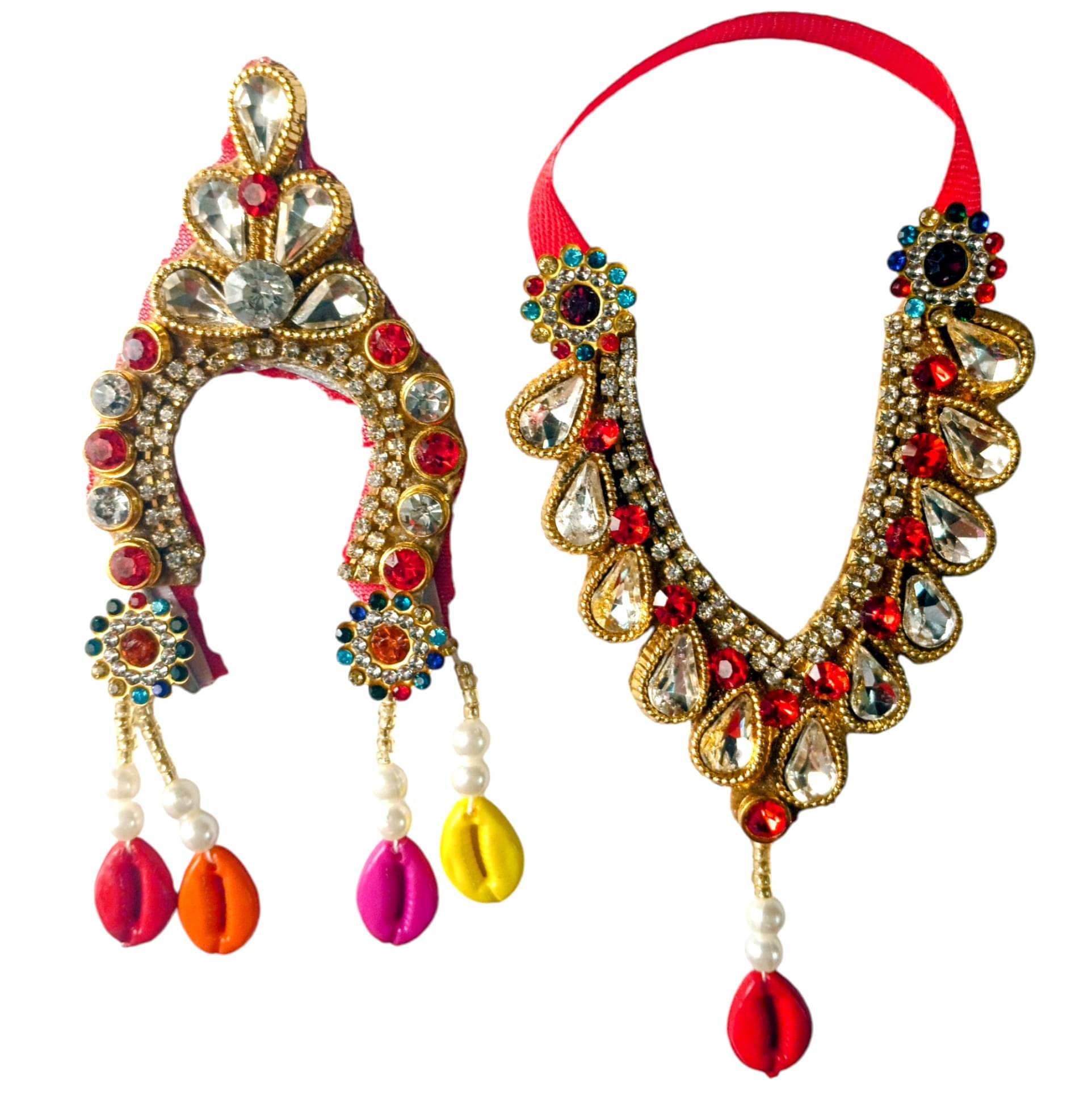     			Cherry Tree Durga Mata Multicolor Crystal Jewellery ( Pack of 1 )