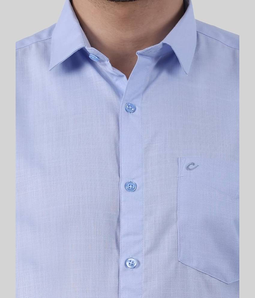 Comey Cotton Blend Regular Fit Full Sleeves Men's Formal Shirt - Brown ( Pack of 1 )