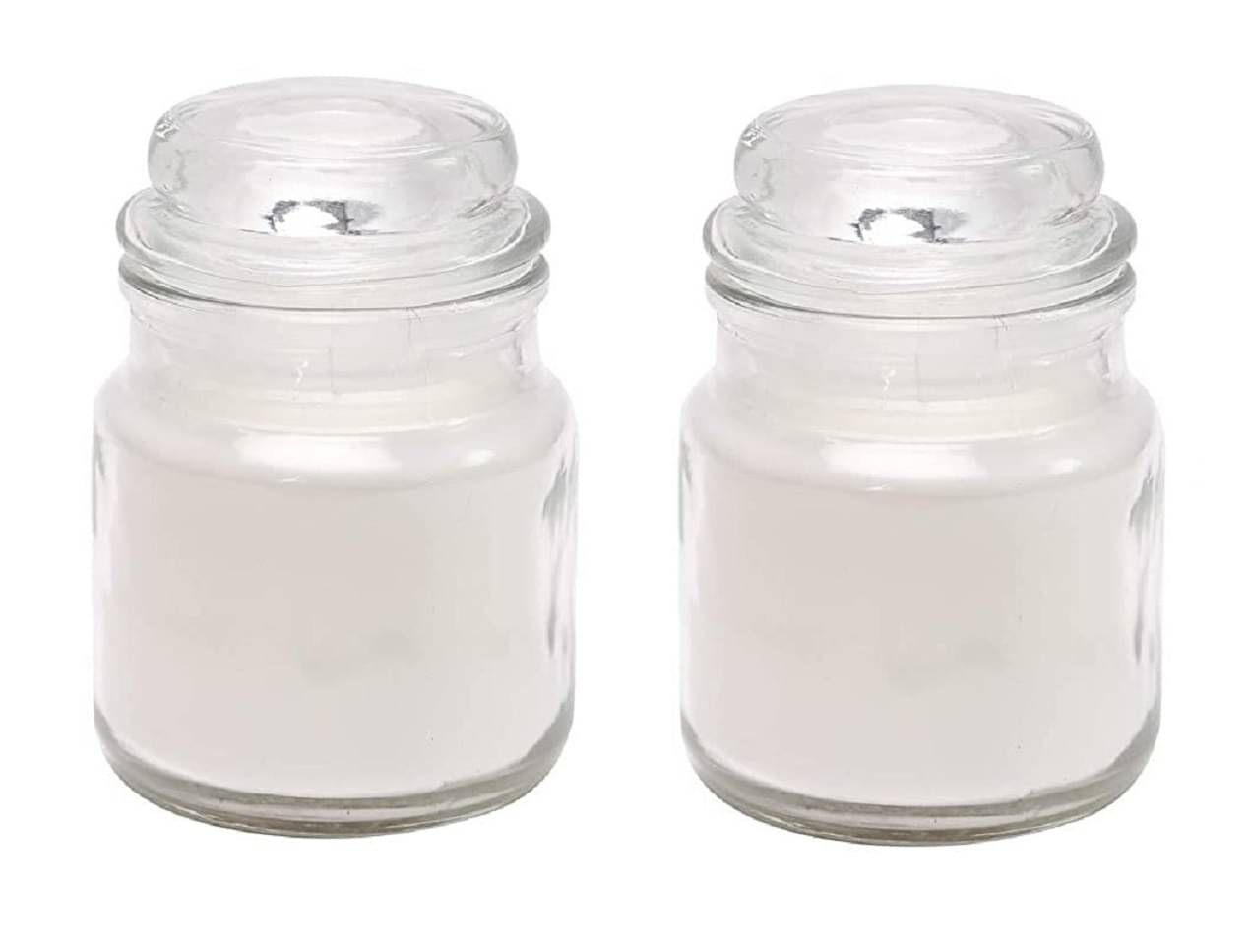     			Dynore Multicolor Jar Candle 6 cm ( Pack of 2 )