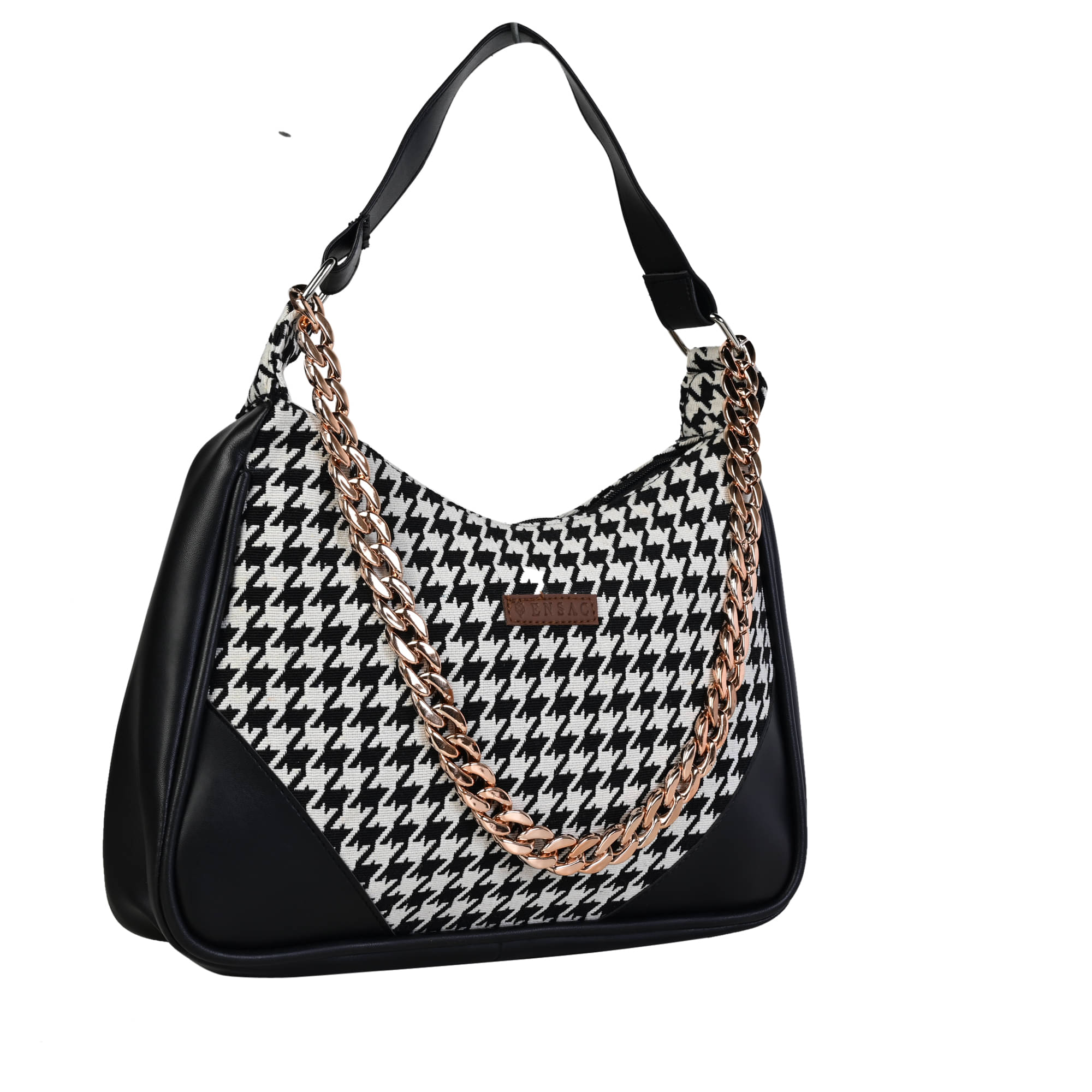     			ENSAC Satchel Bag Cotton Set of 1 ( Black )