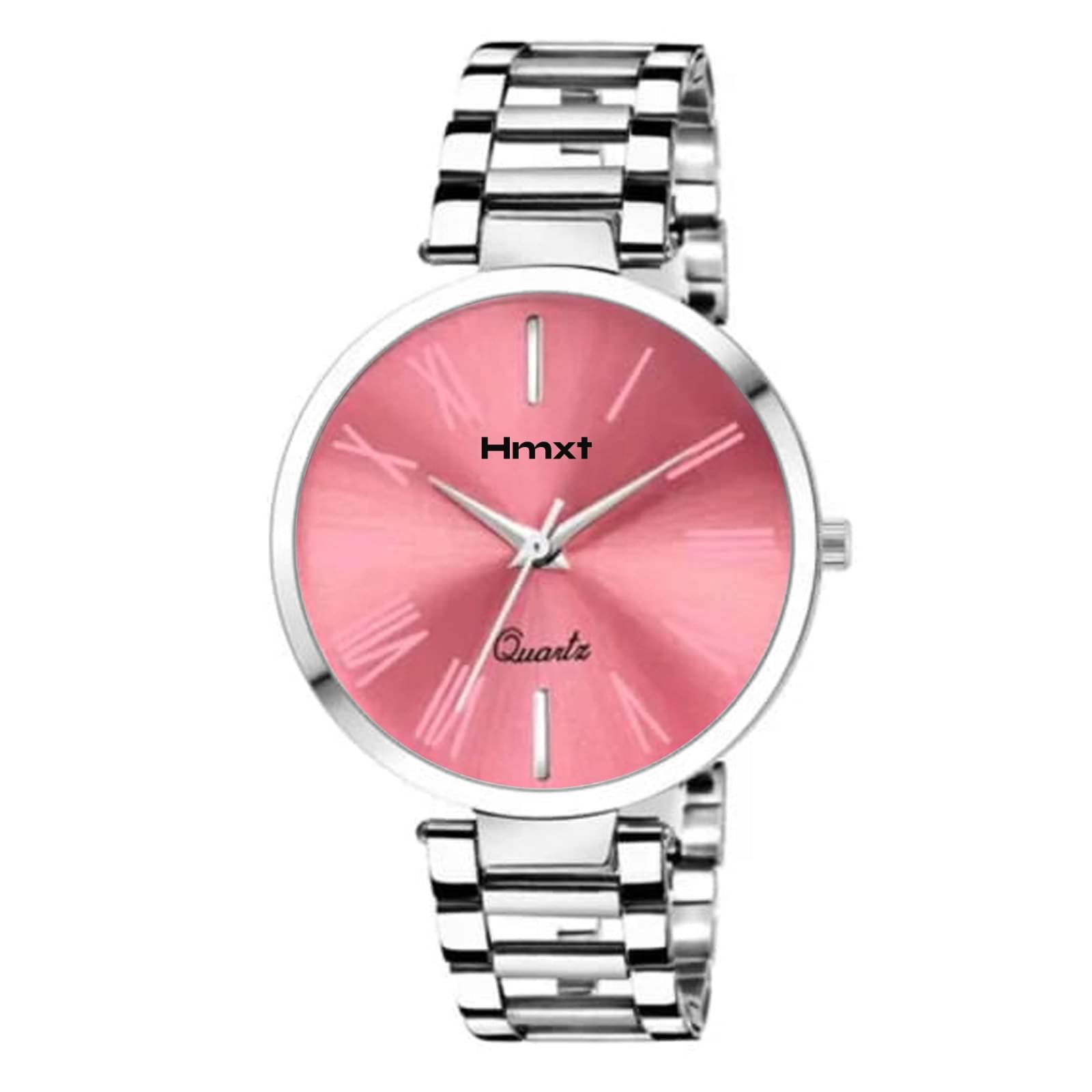    			HMXT Silver Stainless Steel Analog Womens Watch