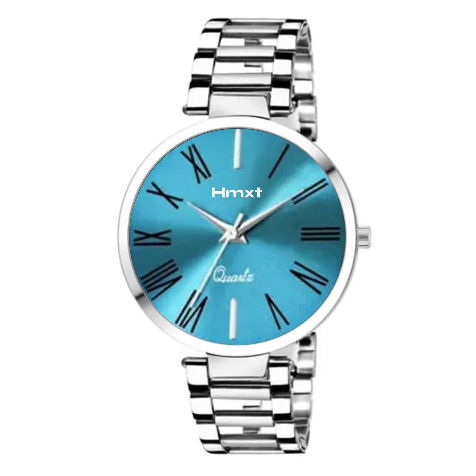    			HMXT Silver Stainless Steel Analog Womens Watch