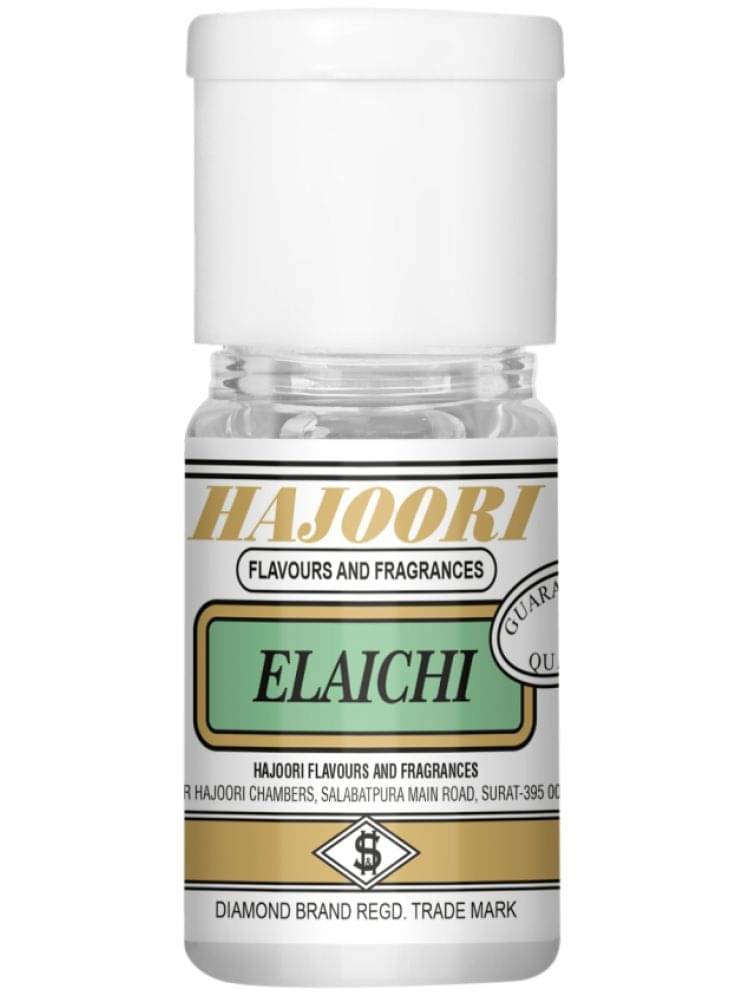 Hajoori Flavours and Fragrances ELAICHI Flavour Liquid 40 g Pack of 2 Hajoori Flavours and Fragrances ELAICHI Flavour Liquid 40 g Pack of 2