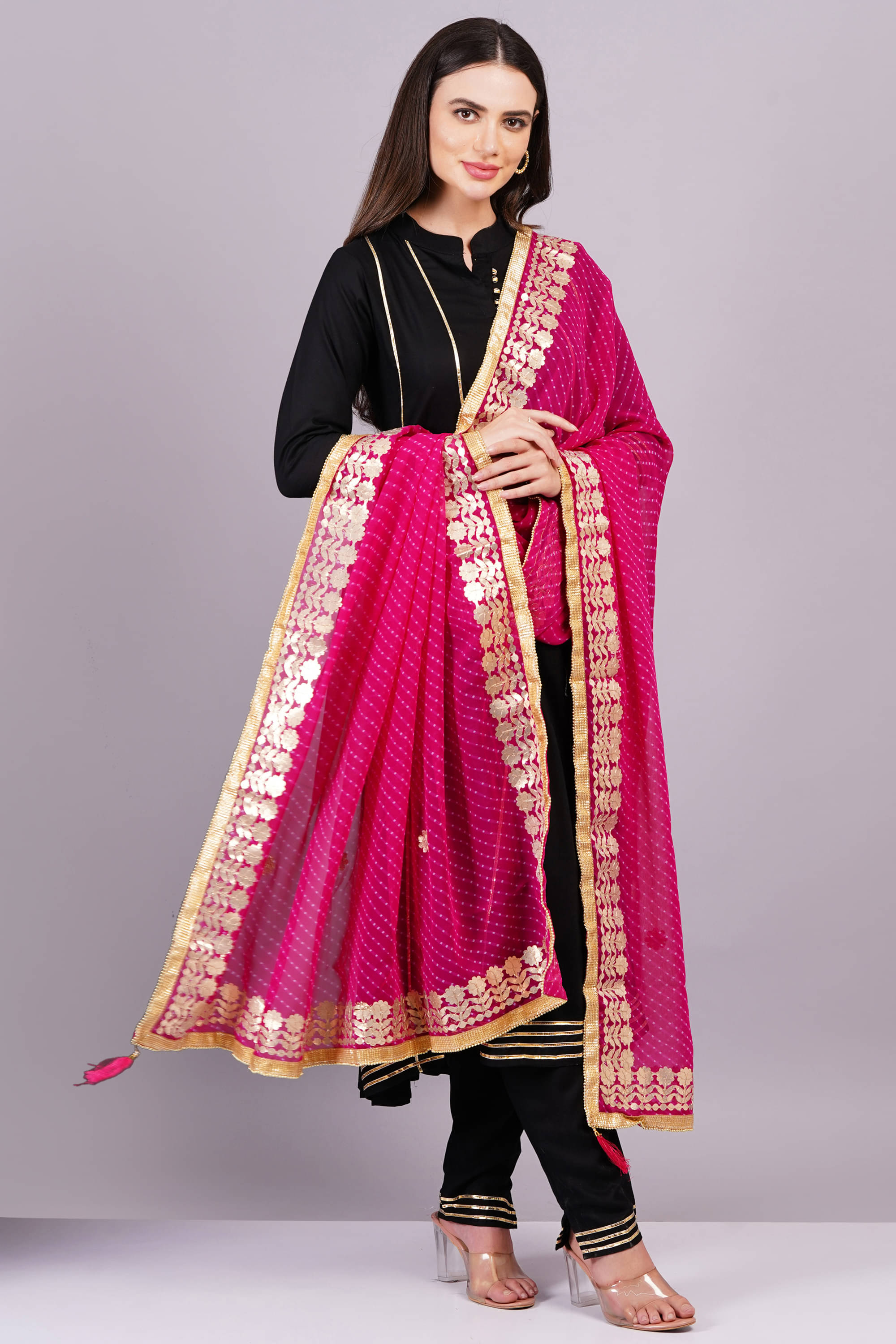 JC4U Rayon Striped Kurti With Pants Women's Stitched Salwar Suit - Black ( Pack of 1 ) JC4U Rayon Striped Kurti With Pants Women's Stitched Salwar Suit - Black ( Pack of 1 )