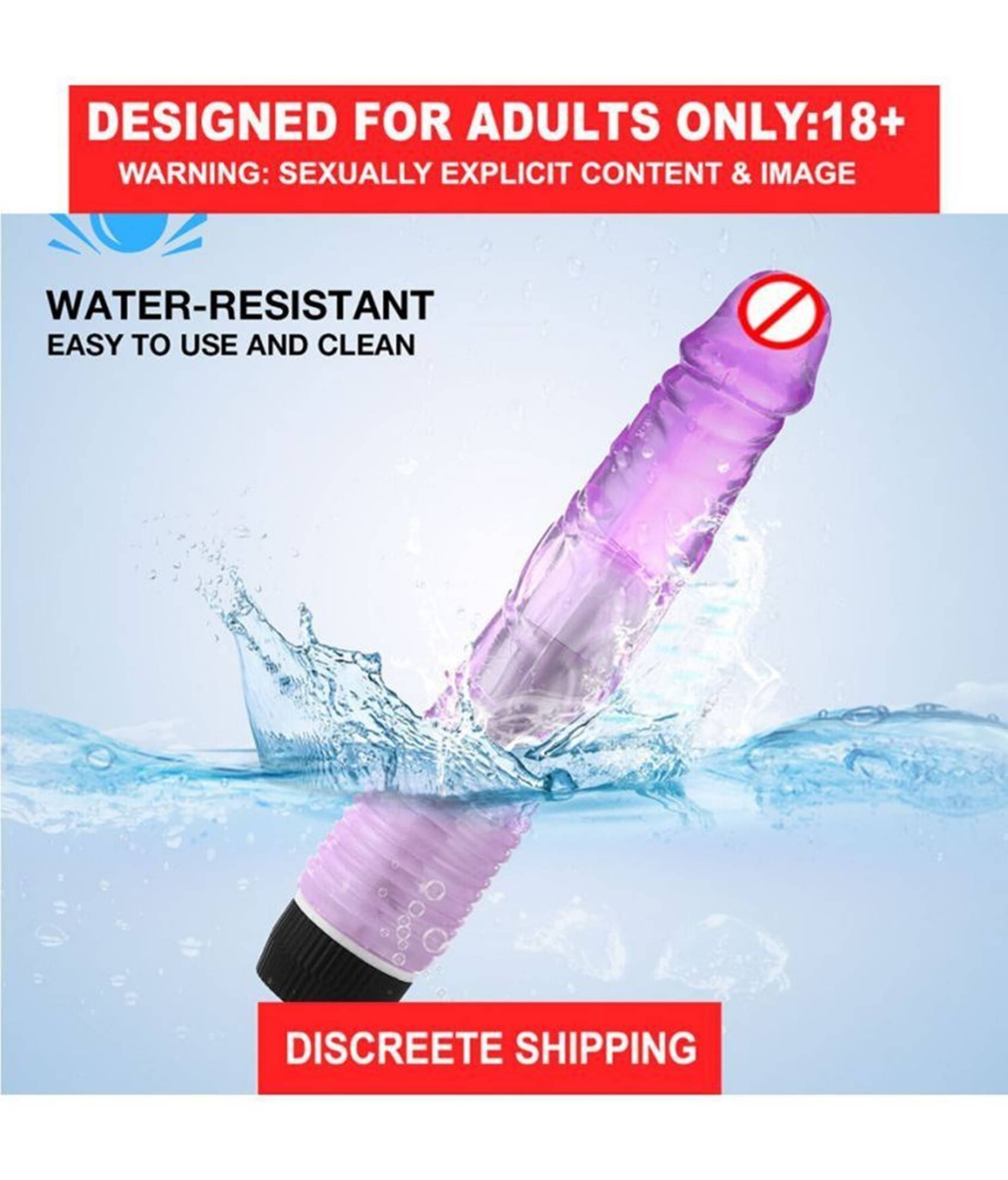     			Jelly Realastic Feeling 8.75 inch G-spot Stud Dildo For Women by KnightRiders