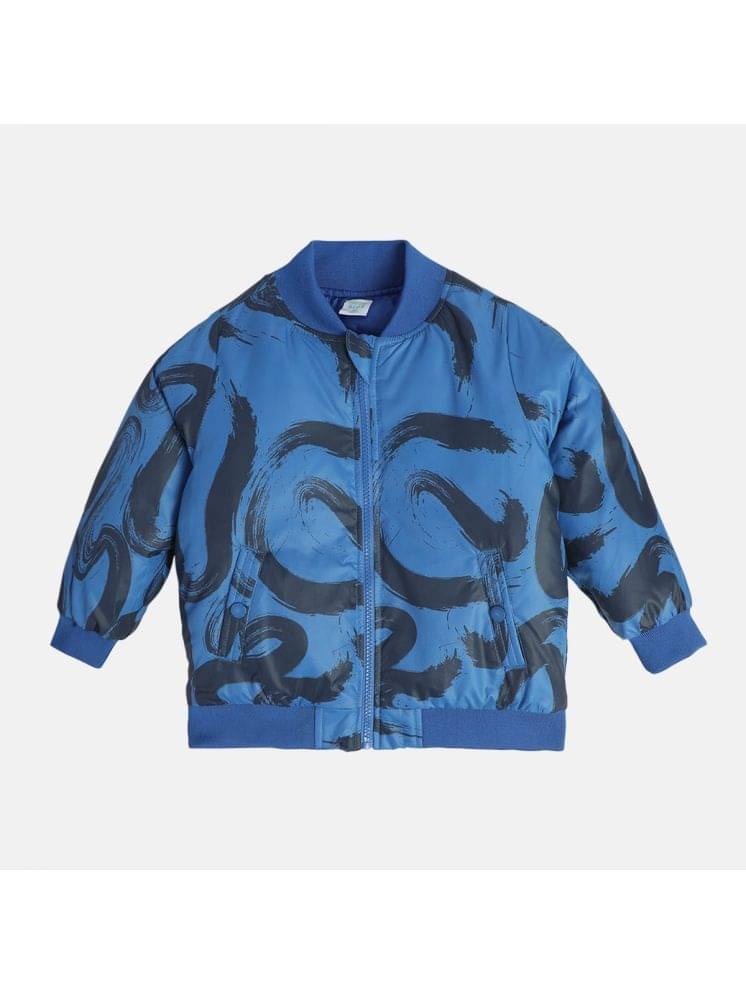     			MINI KLUB Boys Polyester Casual Jacket ( Blue , Pack of 1 )