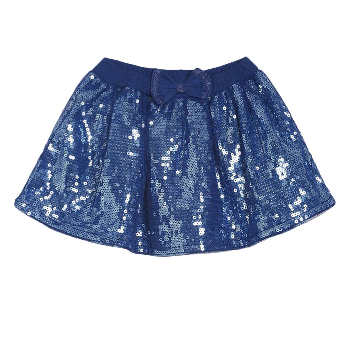     			MINI KLUB Pack of 1 Girls Polyester A-Line Skirt ( Blue )
