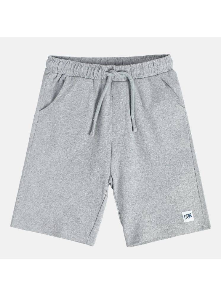     			MINI KLUB Pack of 1 Cotton Shorts For Boys ( Grey )