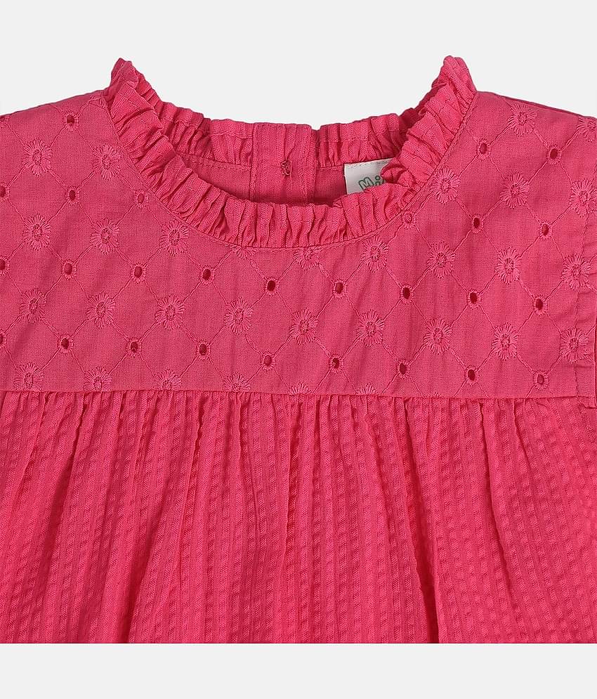 MINI KLUB Pack of 1 Girls Cotton Top ( Pink )