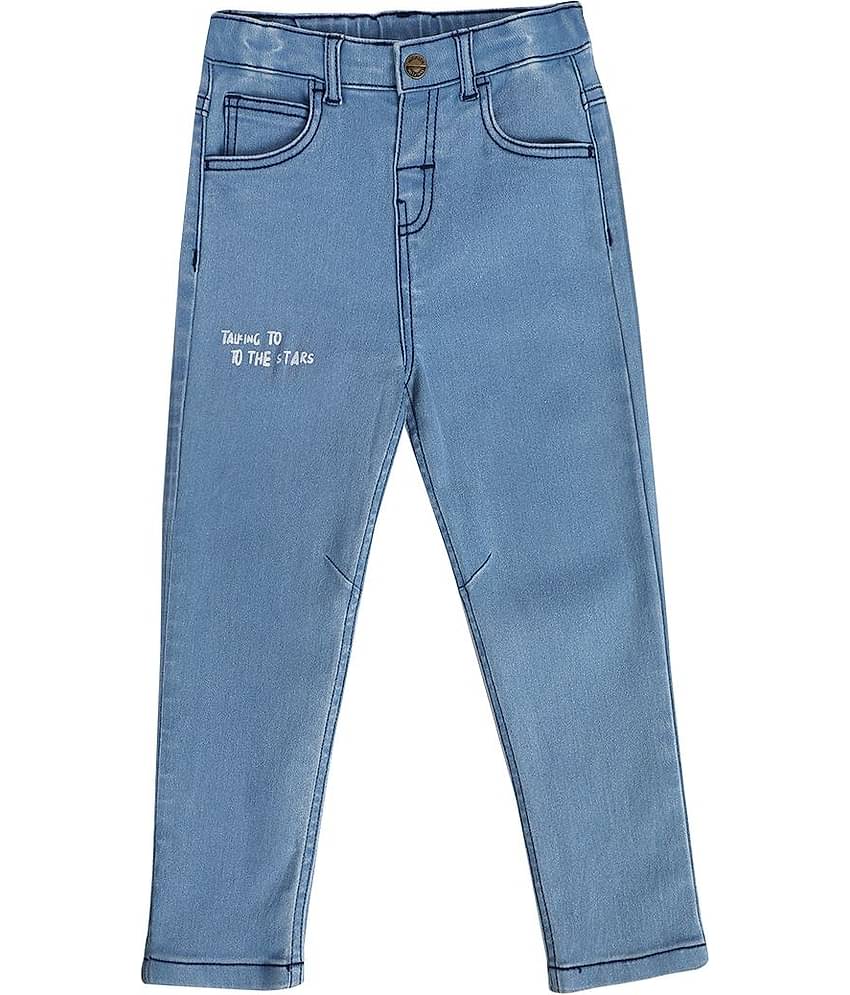 MINI KLUB Pack of 1 Boys Polyester Jeans ( Blue )