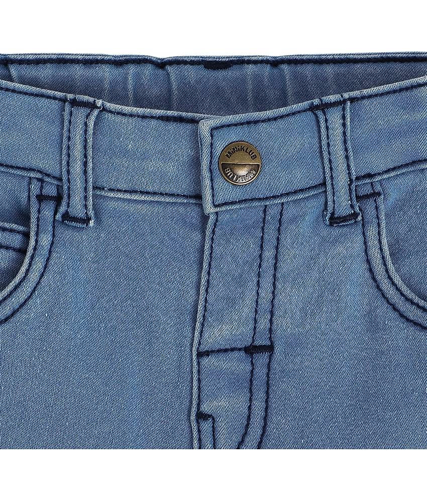 MINI KLUB Pack of 1 Boys Polyester Jeans ( Blue )