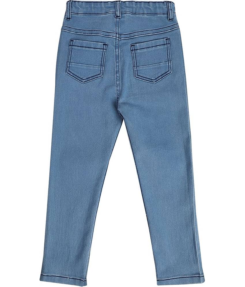 MINI KLUB Pack of 1 Boys Polyester Jeans ( Blue )