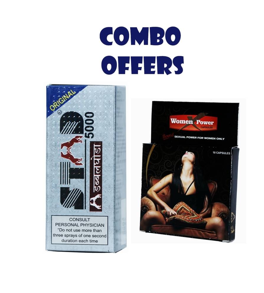 Original Stud 5000 Double Delay Spray 5000 20g & Dr Chopra Women Power Capsule 10 pack of 2 Original Stud 5000 Double Delay Spray 5000 20g & Dr Chopra Women Power Capsule 10 pack of 2