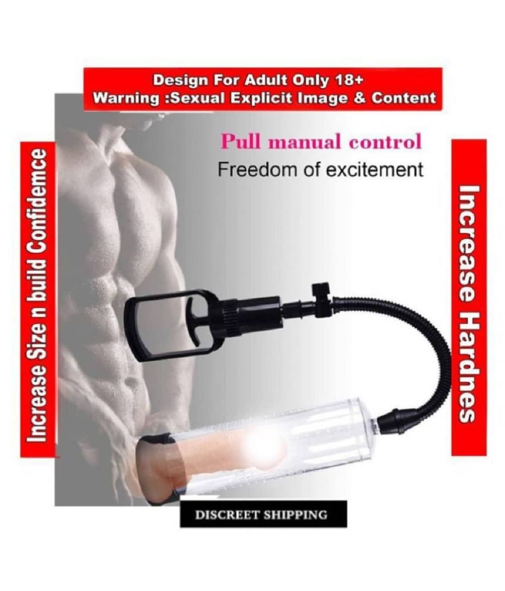 PENIS VACCUM MANUAL POWER PUMP - MALE ENHANCEMENT ENLARGER PUMP FOR MEN