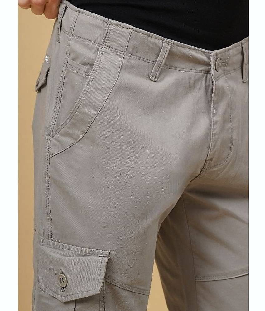 Paul Street Slim Flat Men's Cargos - Brown ( Pack of 1 )