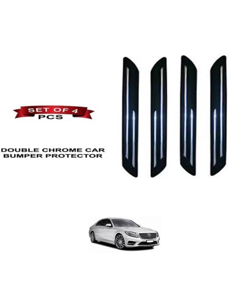 RONISH Rubber Car Bumper Protector Guard (Double Chrome) For Mercedes Benz S320 RONISH Rubber Car Bumper Protector Guard (Double Chrome) For Mercedes Benz S320
