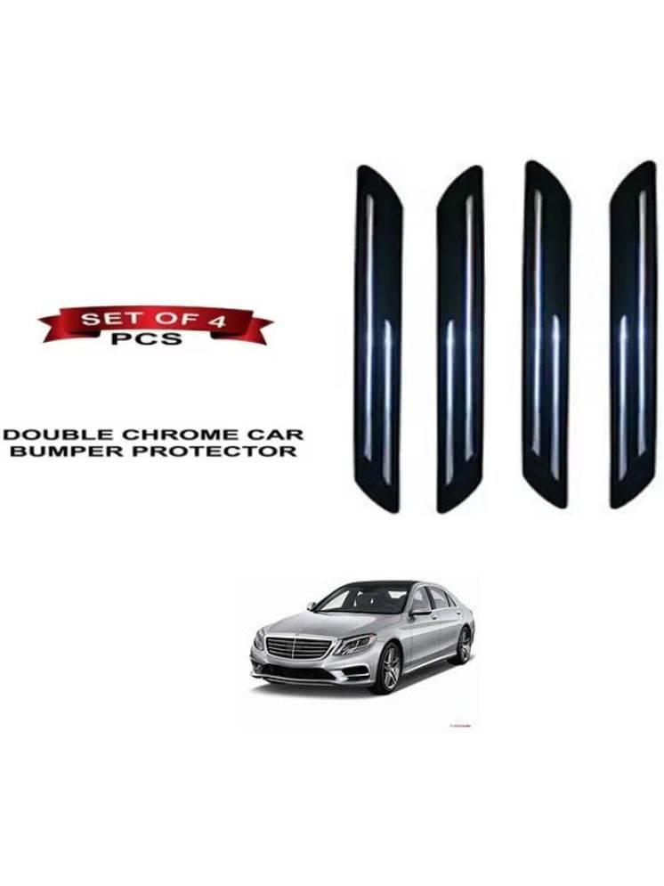 RONISH Rubber Car Bumper Protector Guard (Double Chrome) For Mercedes Benz S-Class RONISH Rubber Car Bumper Protector Guard (Double Chrome) For Mercedes Benz S-Class