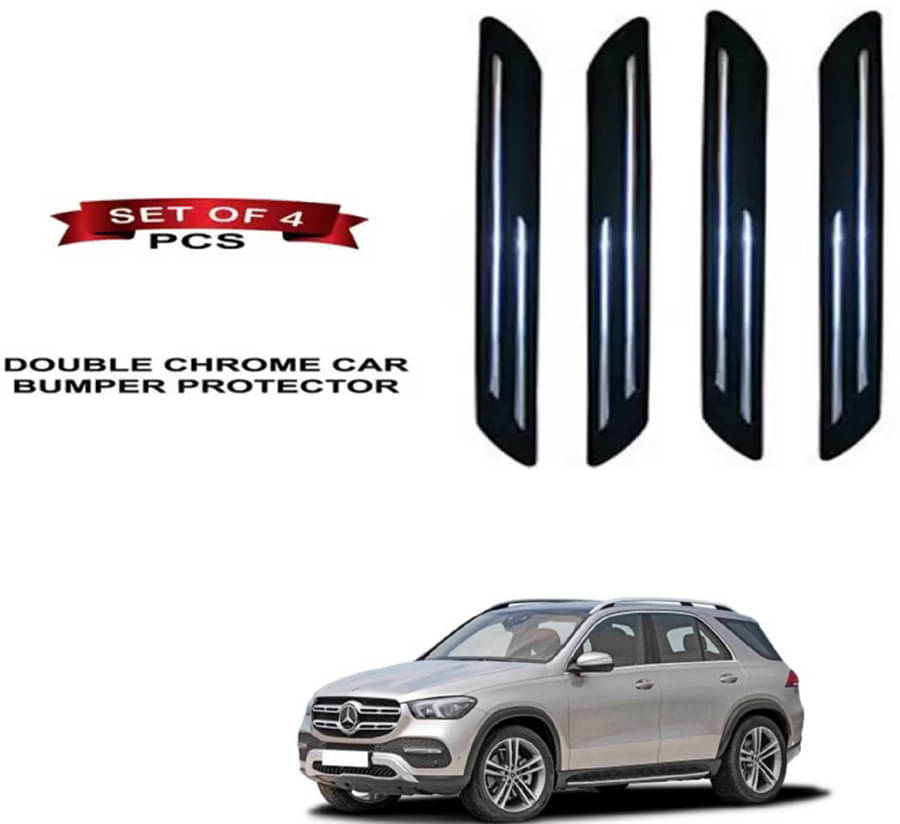 RONISH Rubber Car Bumper Protector Guard (Double Chrome) For Mercedes Benz GLE New RONISH Rubber Car Bumper Protector Guard (Double Chrome) For Mercedes Benz GLE New