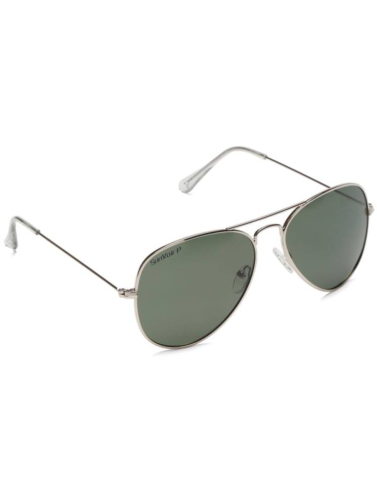     			Sunnies Silver Pilot Sunglasses ( Pack of 1 )