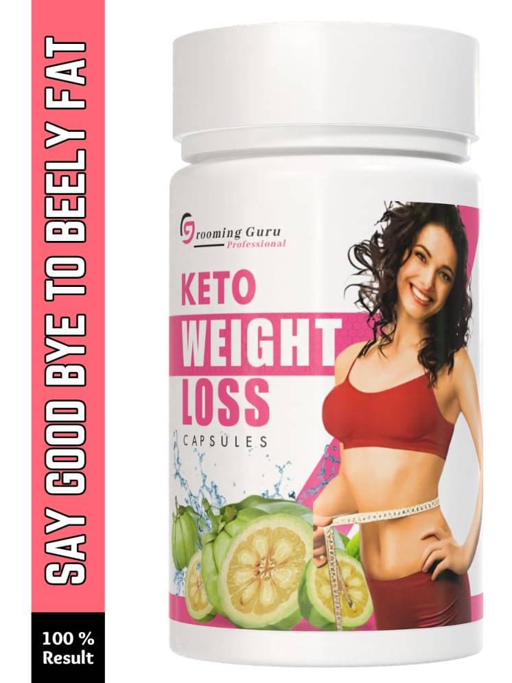 THE GROMMING GURU Keto Weight Loss Supplement With Garcinia Cambogia 500 mg Fat Burner Capsule THE GROMMING GURU Keto Weight Loss Supplement With Garcinia Cambogia 500 mg Fat Burner Capsule