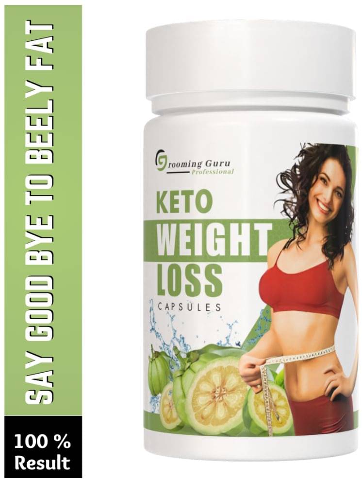 THE GROMMING GURU Keto Weight Loss With Garcinia Cambogia 500 mg Fat Burner Capsule THE GROMMING GURU Keto Weight Loss With Garcinia Cambogia 500 mg Fat Burner Capsule