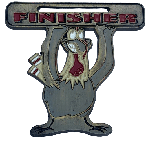     			VERY UNIQUE AND RARE TO FIND FINISHER MEDAL IN AMAZING CONDITION