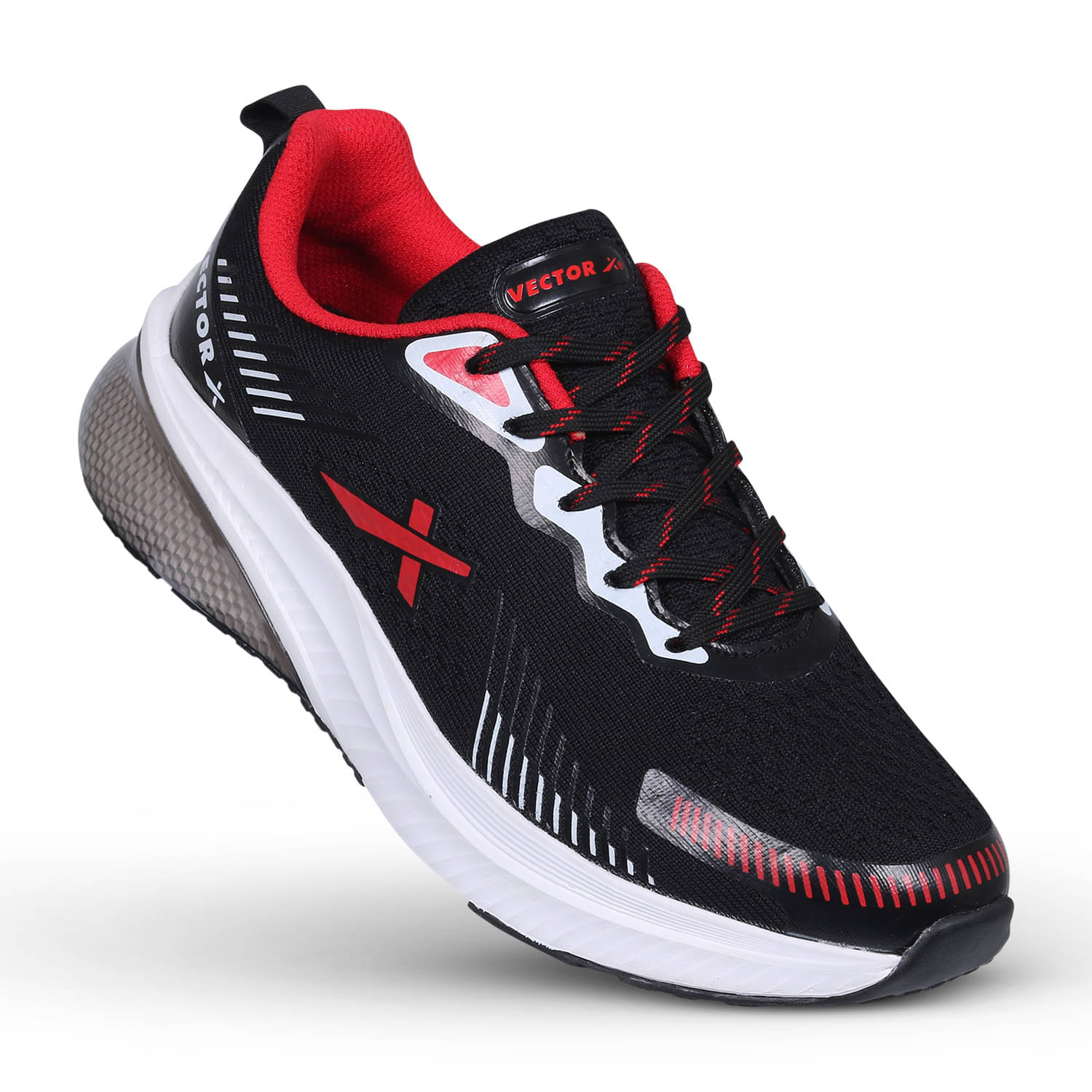 Vector X GLIDE Black Men's Sports Running Shoes Vector X GLIDE Black Men's Sports Running Shoes
