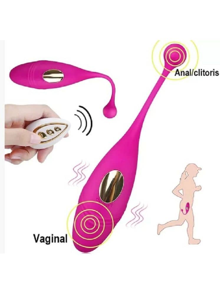 WIRELESS REMOTE CONTROLLED FISH SHAPED VIBRATING EGG IN 10 VIBRATION MODES WITH USB CHARGING OPTION SEX TOY FOR WOMEN  (LOW PRICE)
