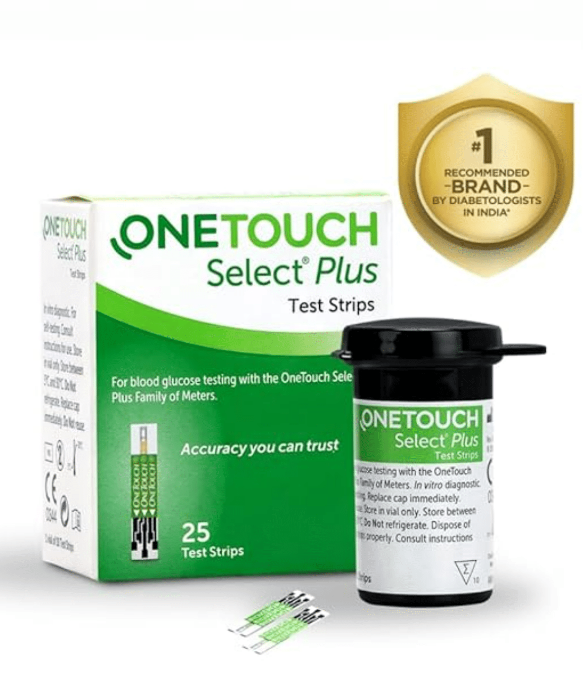     			One Touch Select Selectplus 25 Test Strips