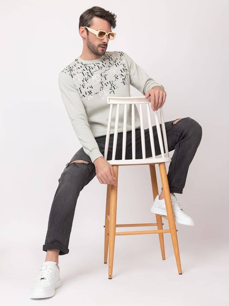ARIIX Cotton Blend Round Neck Men's Sweatshirt - Grey ( Pack of 1 )     			ARIIX Cotton Blend Round Neck Men's Sweatshirt - Grey ( Pack of 1 )
