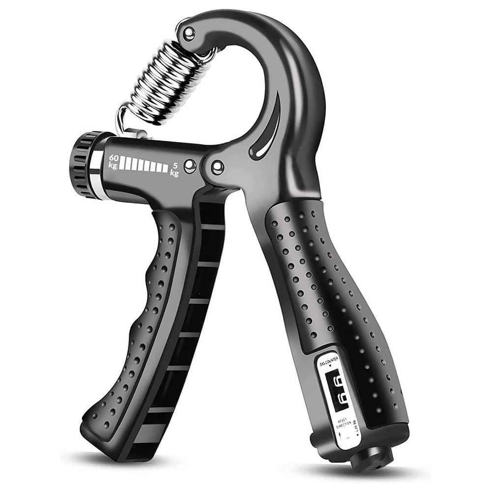     			Adjustable Hand Grip Strengthener, Hand Gripper With Counter for Men & Women for Gym Workout Hand Exercise Equipment to Use in Home for Forearm Exercise, Finger Exercise Power Gripper - 60kg