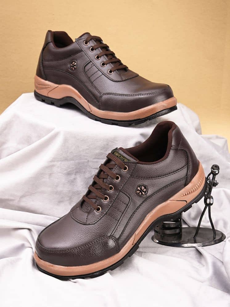 Enrich Field 34 Brown Men's Outdoor Shoes - Casual Shoes | Buy online on ZillyBuy