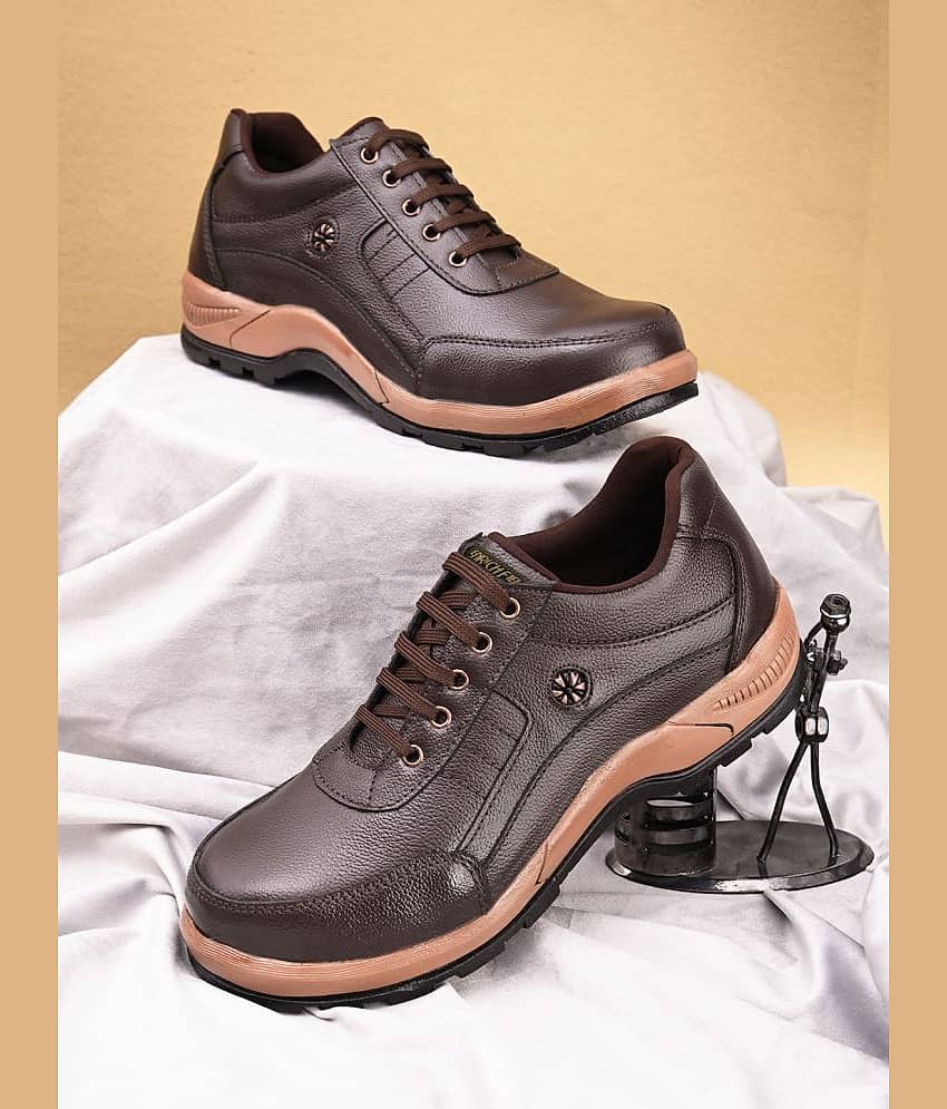 Enrich Field 34 Brown Men's Outdoor Shoes - Casual Shoes | Buy online on ZillyBuy