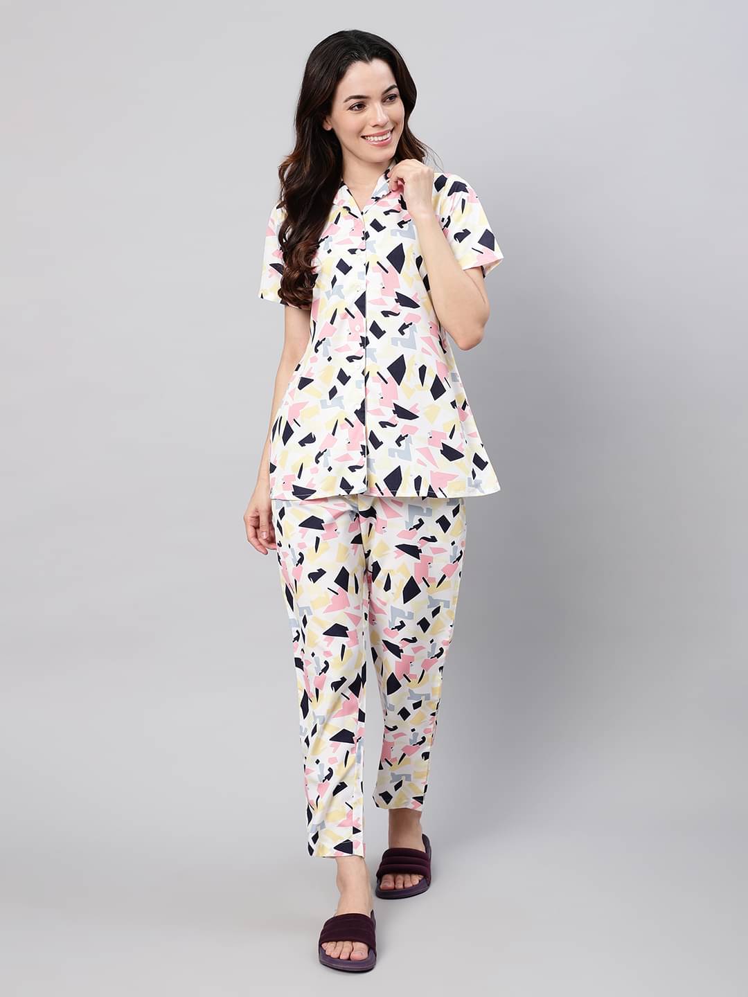     			Flamboyant Women Shirt Trouser Co-Ord Set ( Pack of 1 , Multicolor )