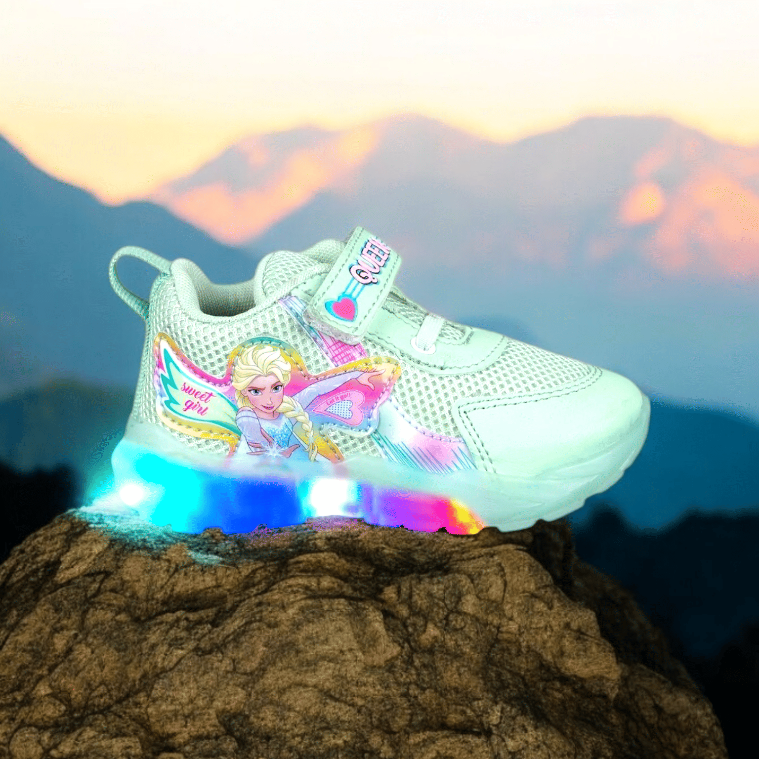    			GLOBIN - Mint Green Girl's Sneakers ( 1 Pair )