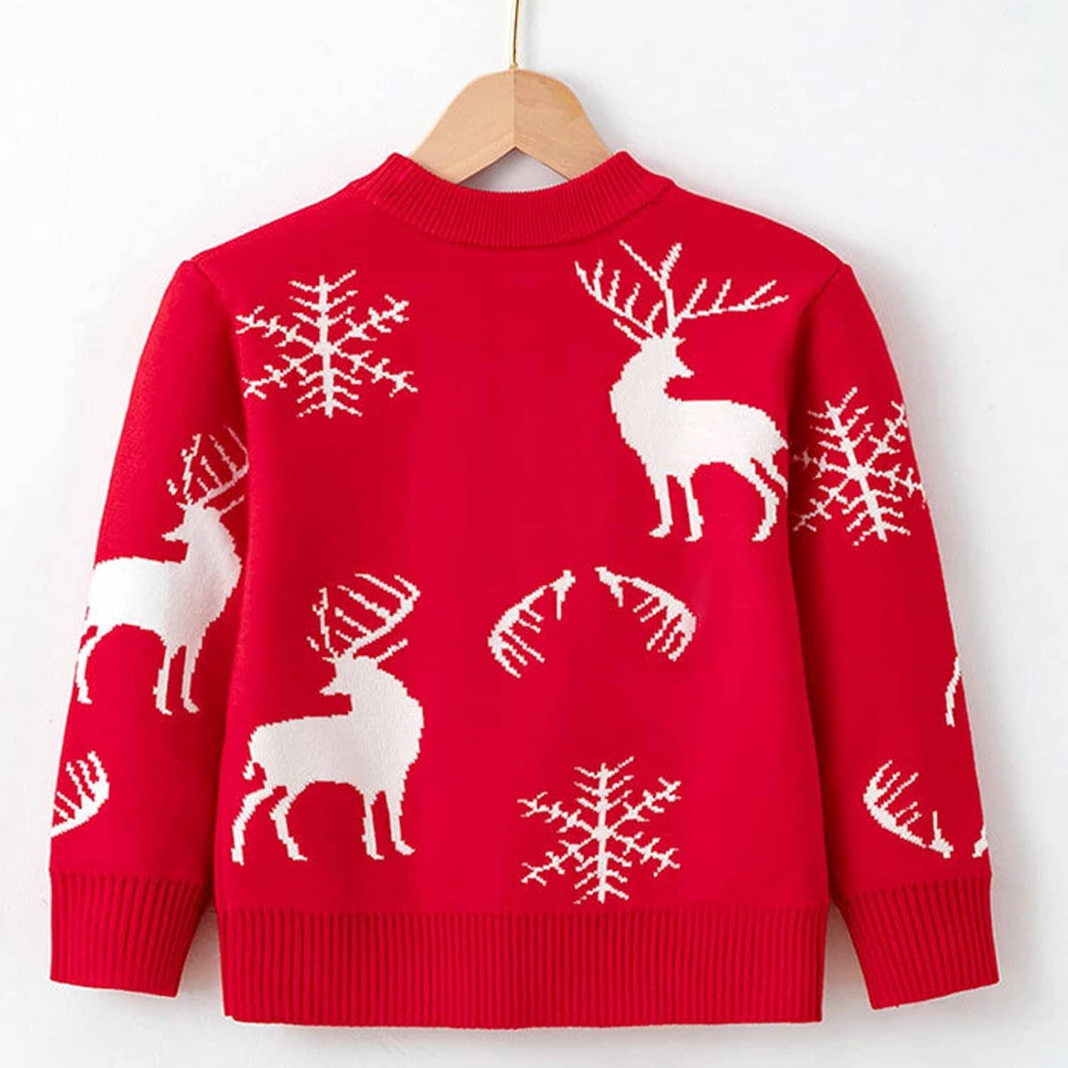 GTwo Pack of 1 Boys Woollen Blend Pullover Sweater ( Red )
