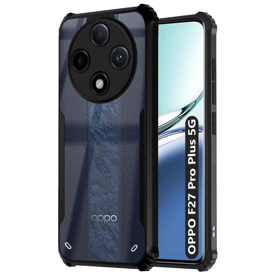     			Gemesha Bumper Cases Compatible For Polycarbonate Oppo F27 Pro Plus 5g ( Pack of 1 )