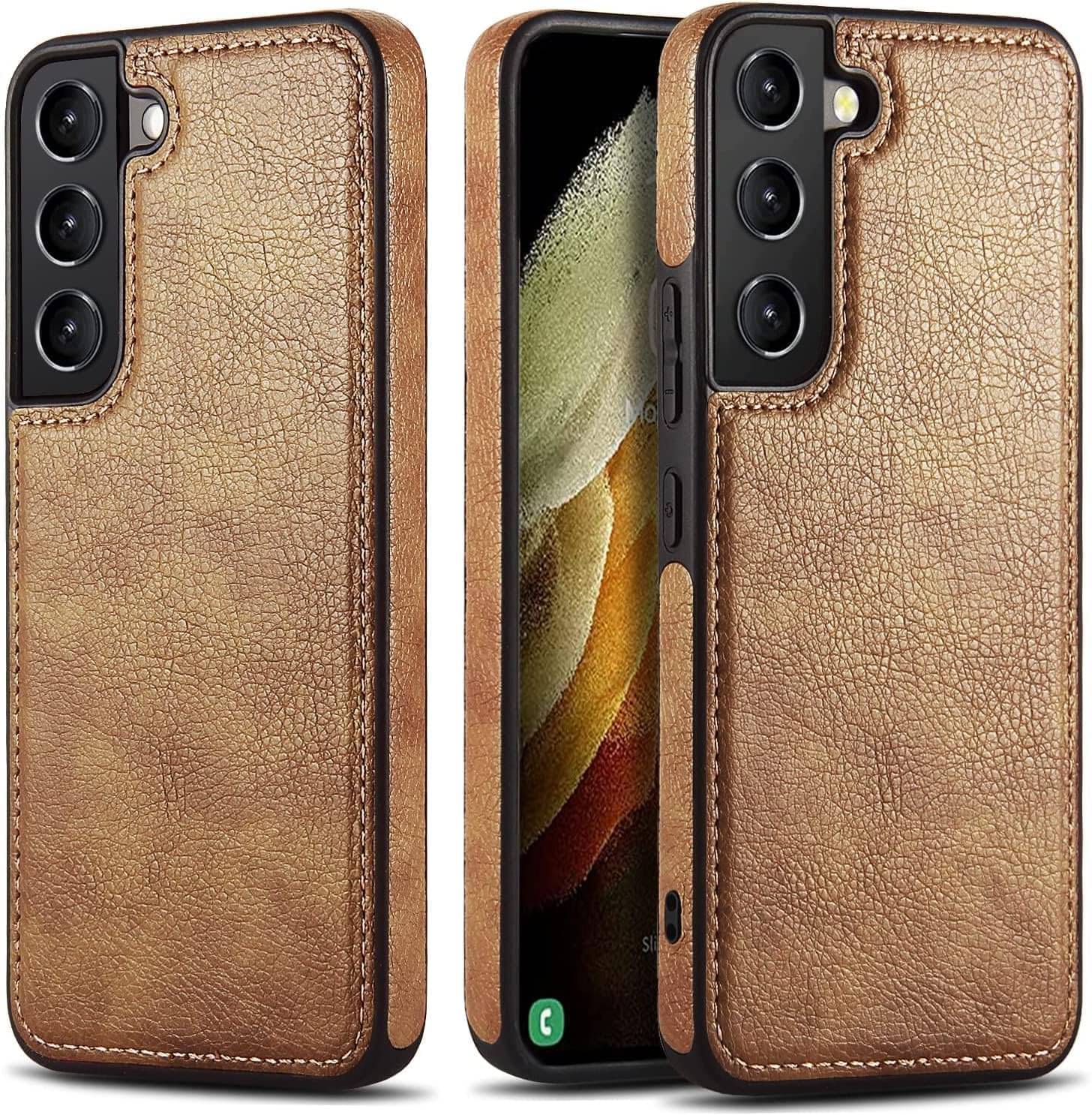     			Gemesha Plain Cases Compatible For Leather Samsung Galaxy S23 ( Pack of 1 )