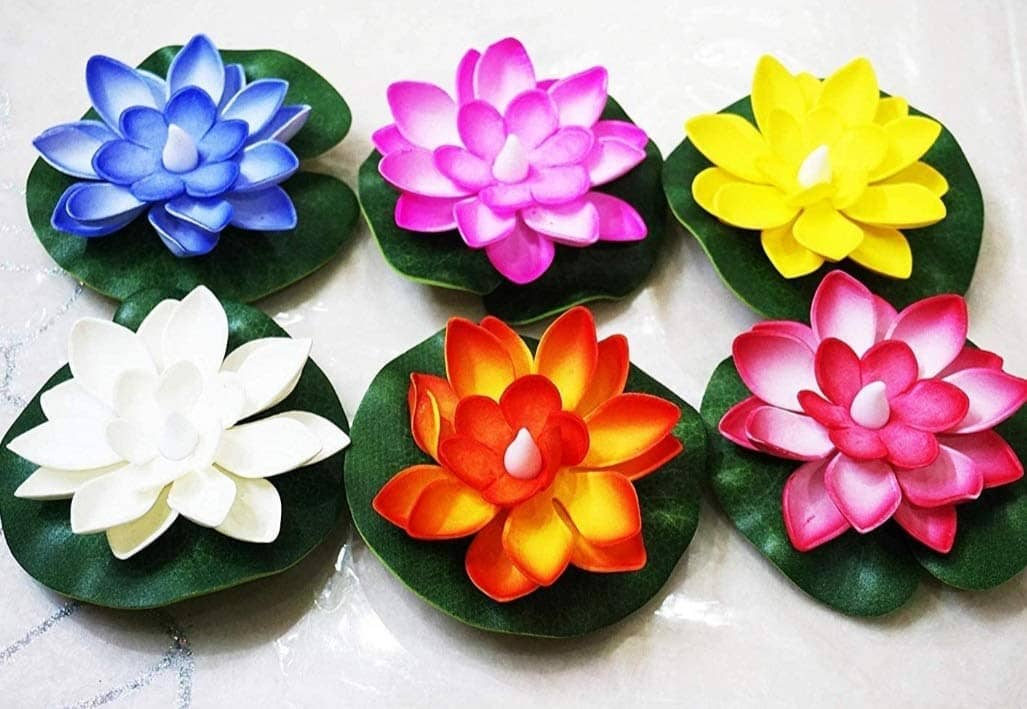HARSHLOVE Plastic Diwali Diya - Pack of 6